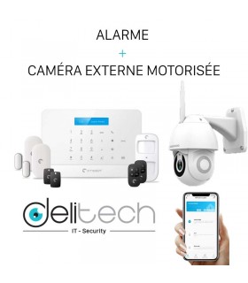 Système d'alarme eTiger S6 GSM/Wi-Fi + Caméra Externe Full HD