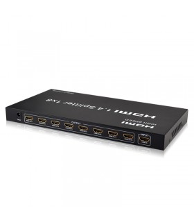 EKL MINIHS108 ProHD Splitter HDMI 9 ports (1 entrée vers 8 sorties) - 4K x 2K - Amplificateur actif