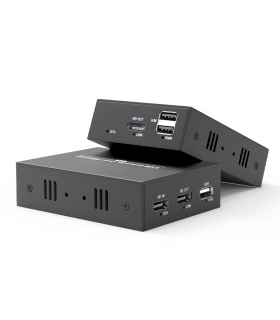 PW-DT252K KVM EXTENDER HDMI ET USB 150m Transmission VIS CÂBLE Cat6 RJ45