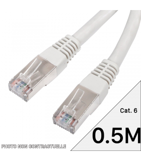 Câble RJ45 catégorie 6 S/FTP 0.5m