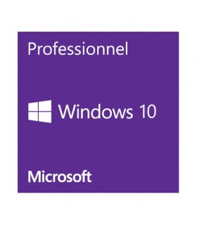 Microsoft Windows 10 Professionnel 64 bits - 1 PC OEM EN DVD